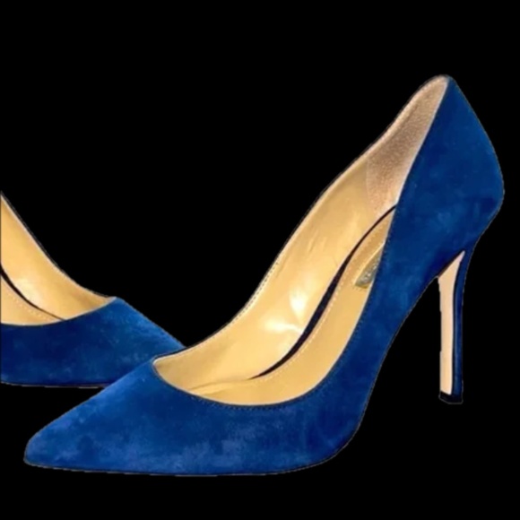 BCBGeneration Treasure Suede Pumps - Color Eclipse Blue - Size 7.5 - Picture 5 of 5
